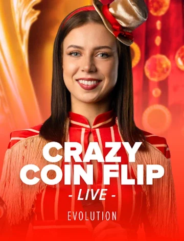 Crazy Coin Flip from Evolution, a favourite at Lizaro Casino