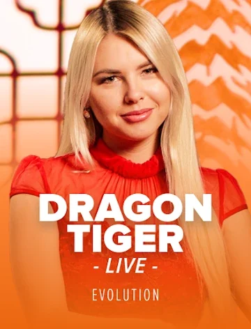 Dragon Tiger from Evolution, streamed at online casino Lizaro