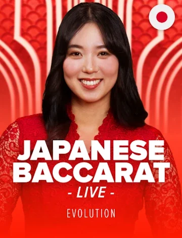 Japanese Baccarat from Evolution, in the Lizaro Casino live rooms
