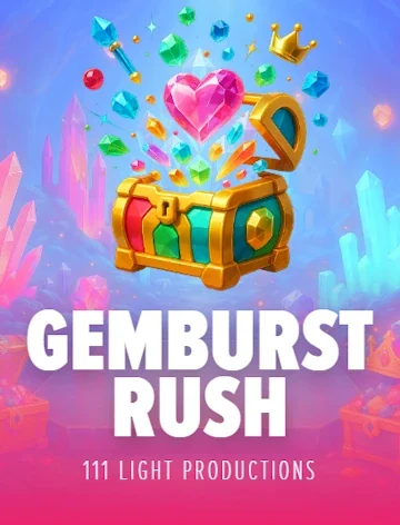 Gemburst Rush from 111 Light Productions, spinning at online casino Lizaro