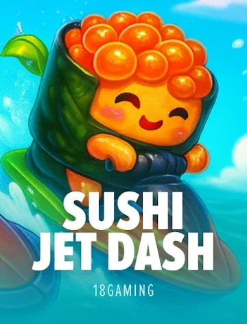 Sushi Jet Dash from 18Gaming, a slot at Lizaro Casino
